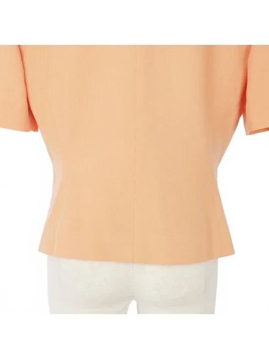 Dior Vintage Jacket Short Sleeve Short Length Wool M Orange - Picture 7 of 9